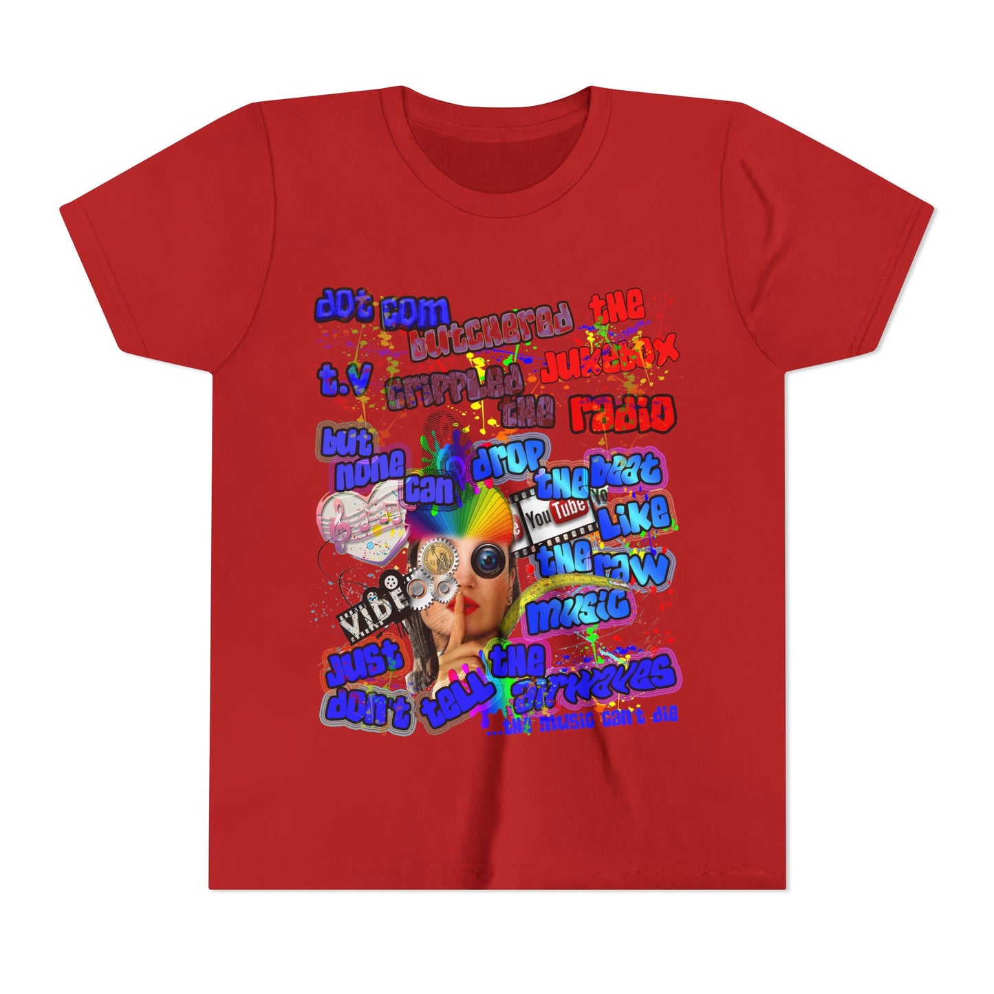 drop the beat - Youth Short Sleeve Tee