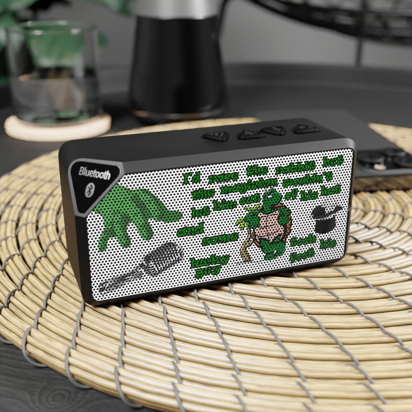 turtle race - Jabba Bluetooth Speaker (white)