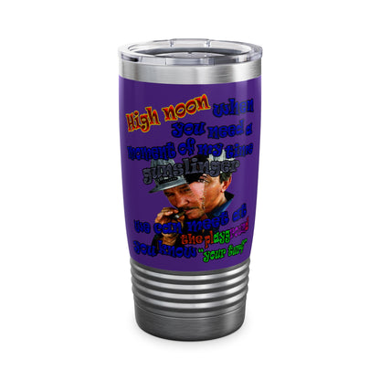 high noon - Ringneck Tumbler, 20oz (purple)