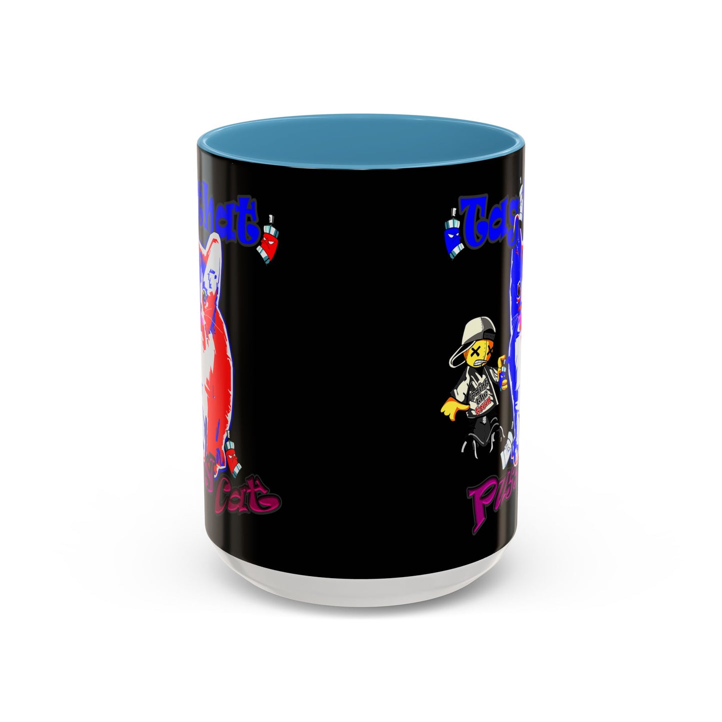tag that - Accent Mug (black)