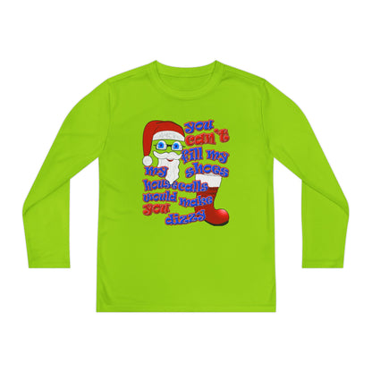 santa's shoes - Youth Long Sleeve Competitor Tee