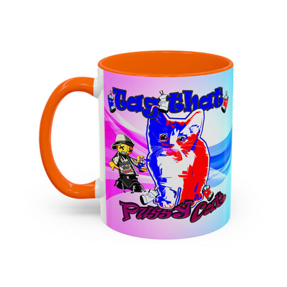 tag that - Accent Mug (light blue-pink wave)