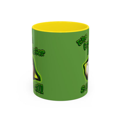 green monster - Accent Mug (green)
