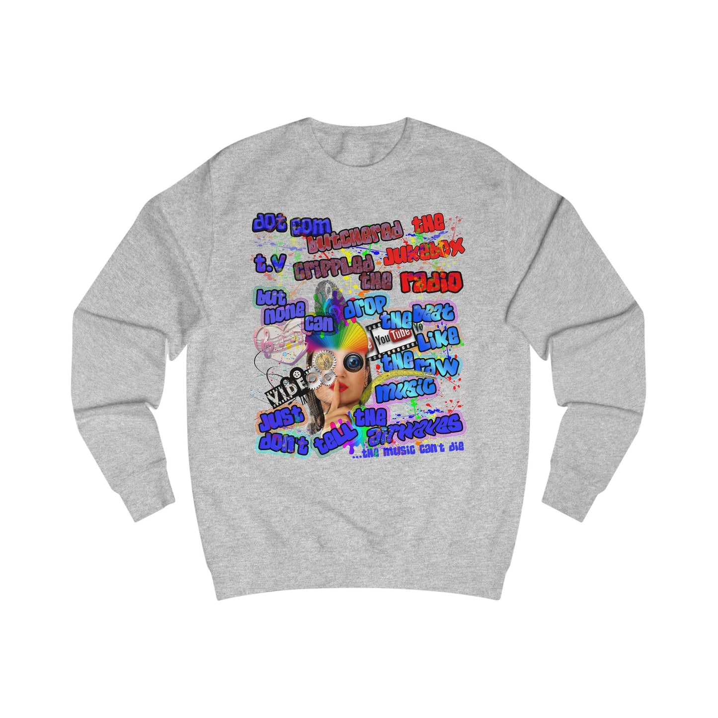 drop the beat - Men's Sweatshirt