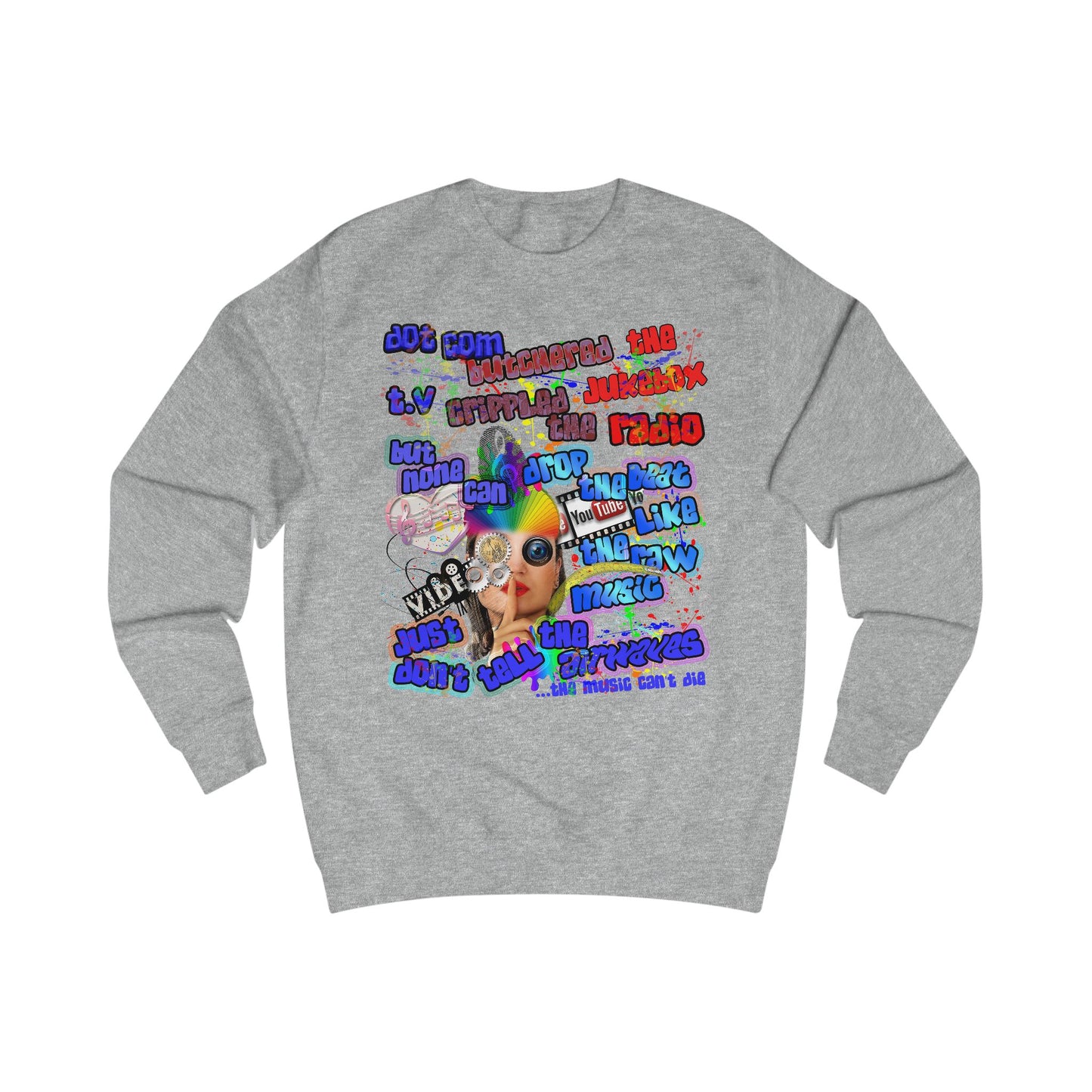 drop the beat - Men's Sweatshirt
