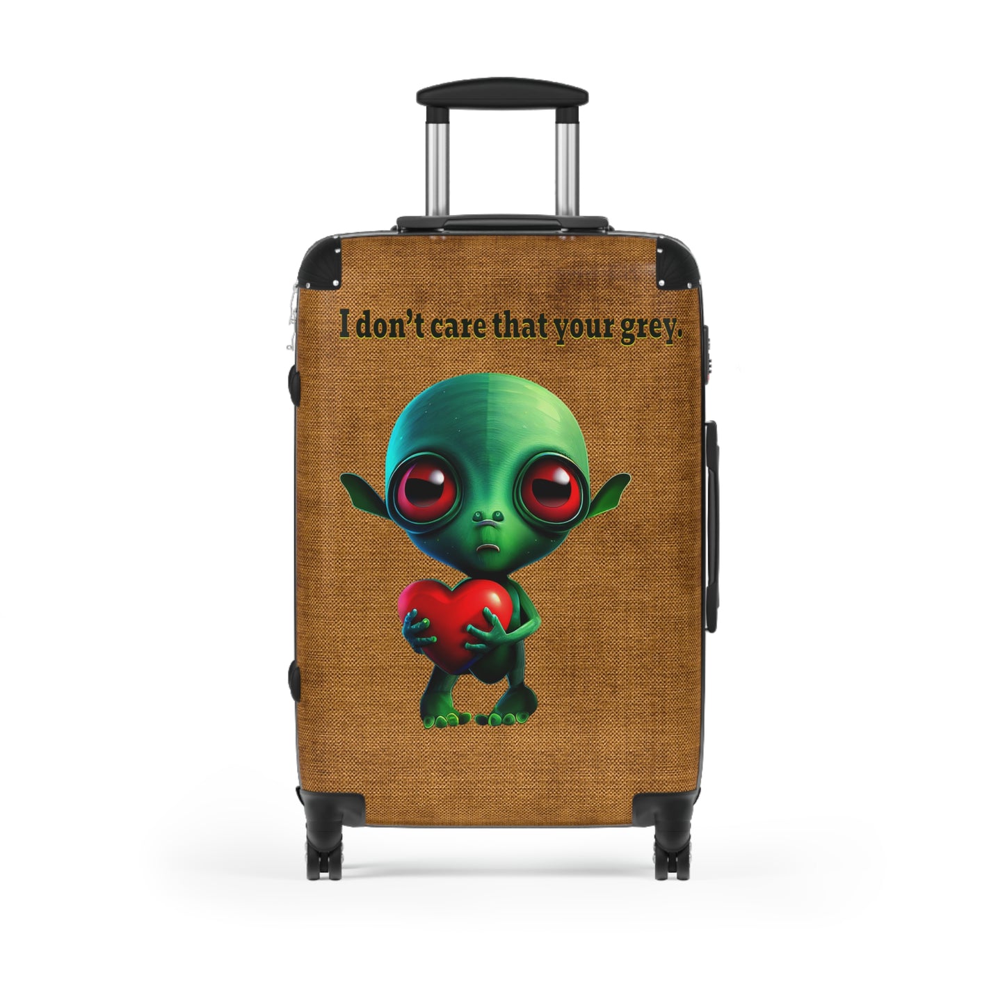 I don't care that your grey - Suitcase (brown papyrus)