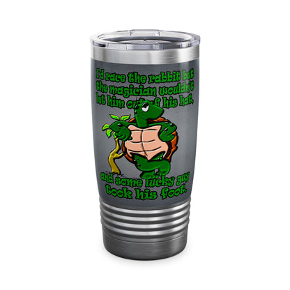 turtle race - Ringneck Tumbler, 20oz (grey-light grey)