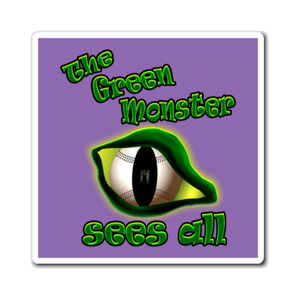 green monster - Magnets - (light purple)
