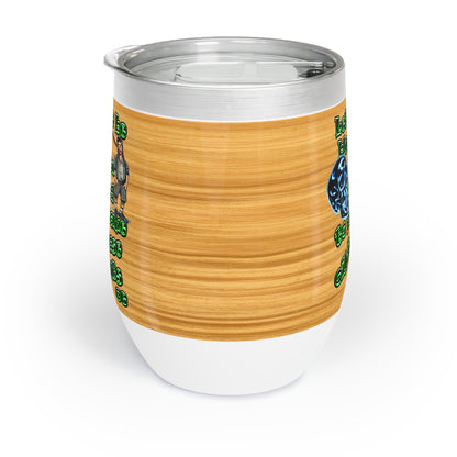 og - Chill Wine Tumbler (butterscotch wood finish)