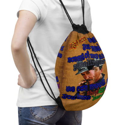 high noon - Drawstring Bag (dichromatic brown papyrus)