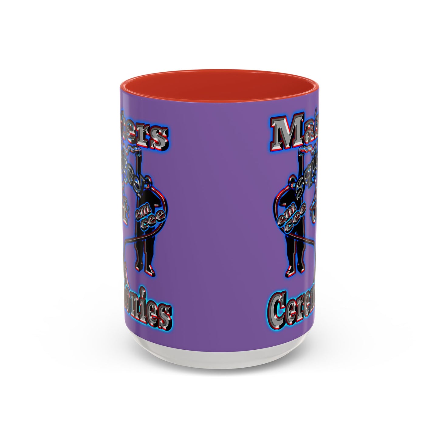 em cee squared - Accent Mug (light purple)