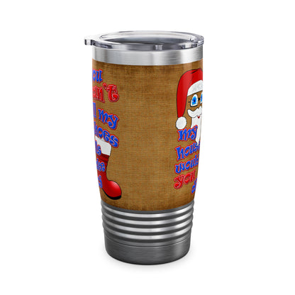 santa's shoes - Ringneck Tumbler, 20oz (brown papyrus)