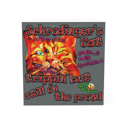 schrodinger's cat - note cube (dark grey)