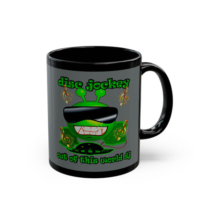 disc jockey - Black Mug (dark grey)