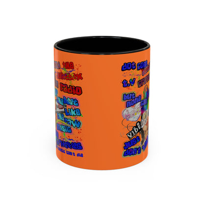 drop the beat - Accent Mug (crusta)