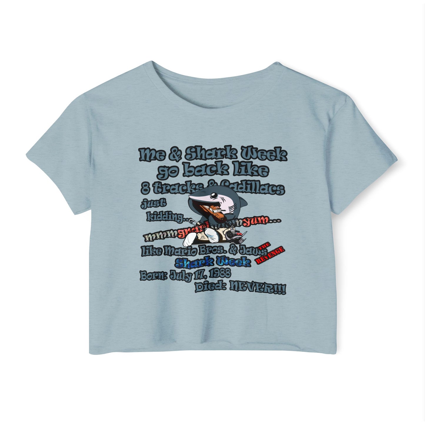 shark week - Women's Festival Crop Top