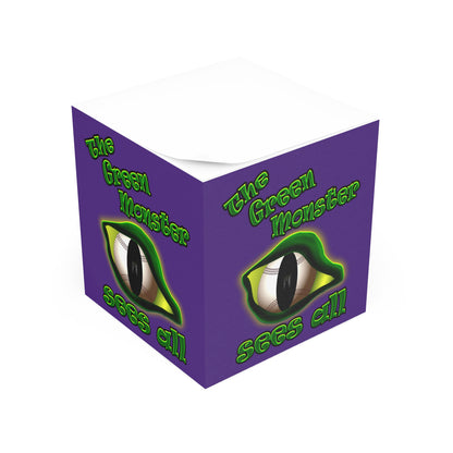 green monster - note cube (purple)