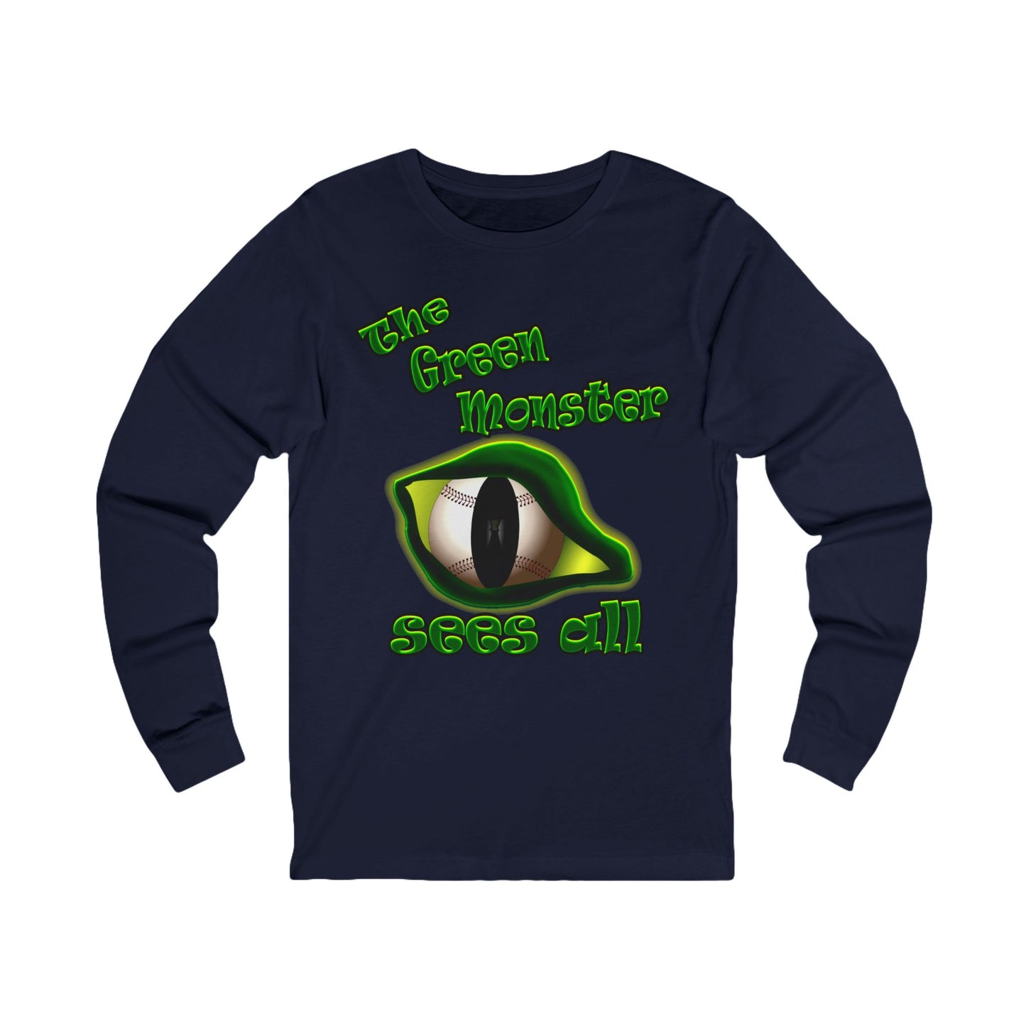 green monster - Unisex Jersey Long Sleeve Tee