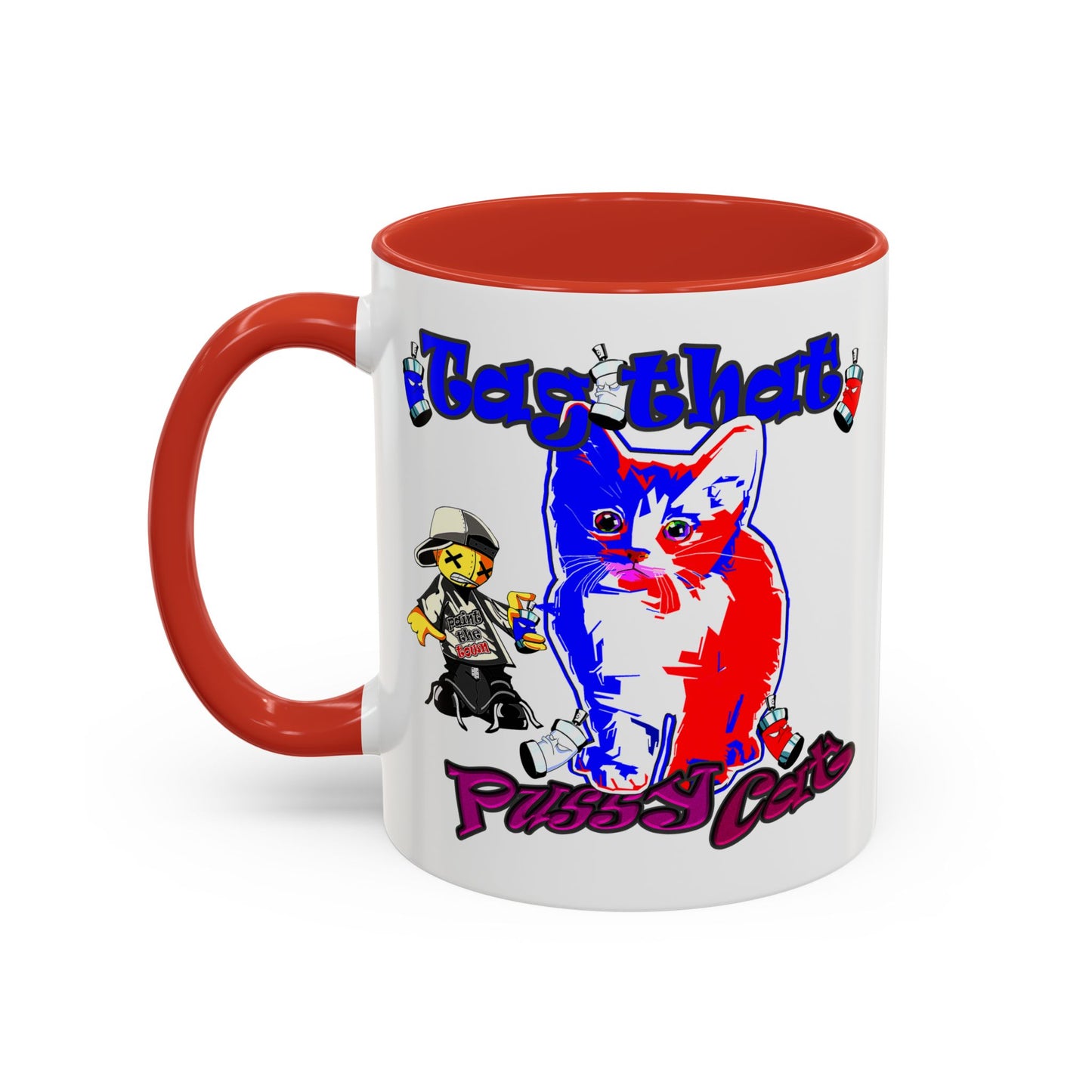 tag that - Accent Mug (white)