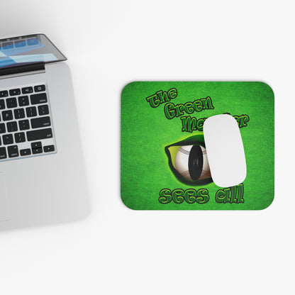 green monster - Mouse Pad (Rectangle) (green turf)