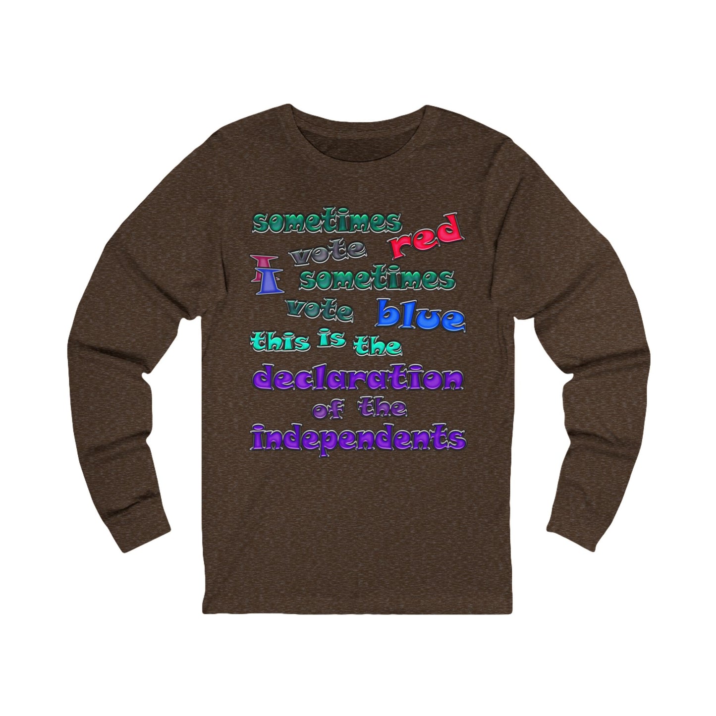 declaration of the independents - Unisex Jersey Long Sleeve Tee