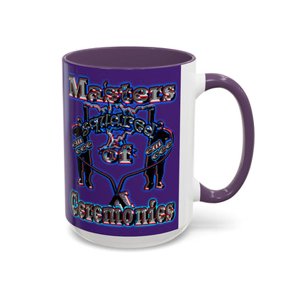 em cee squared - Accent Mug (purple)