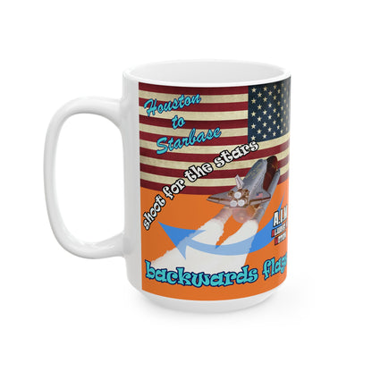 shoot for the stars - White Mug (crusta)