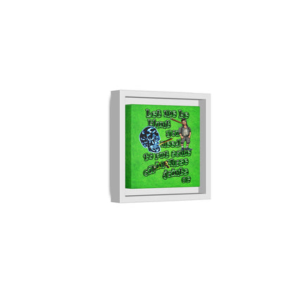 og - framed canvas art (green turf)