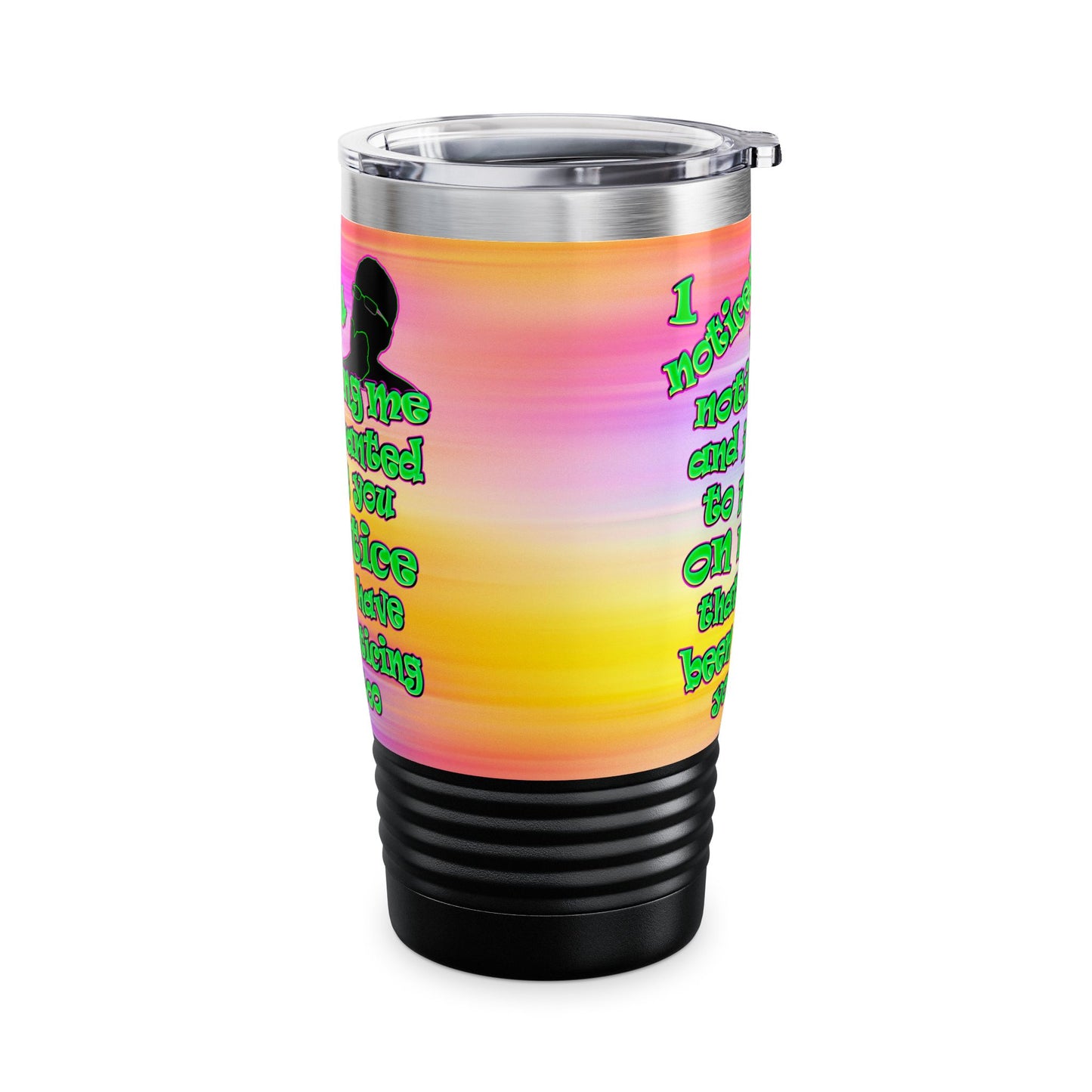 noticed you noticing - Ringneck Tumbler, 20oz (color blur)