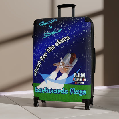 shoot for the stars - Suitcase ('snoops' background)