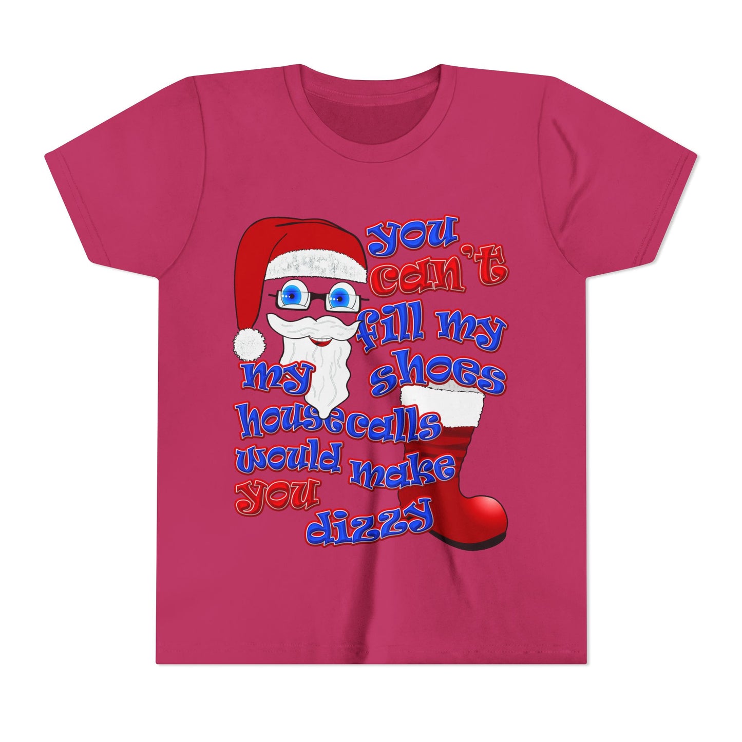 santa's shoes - Youth Short Sleeve Tee