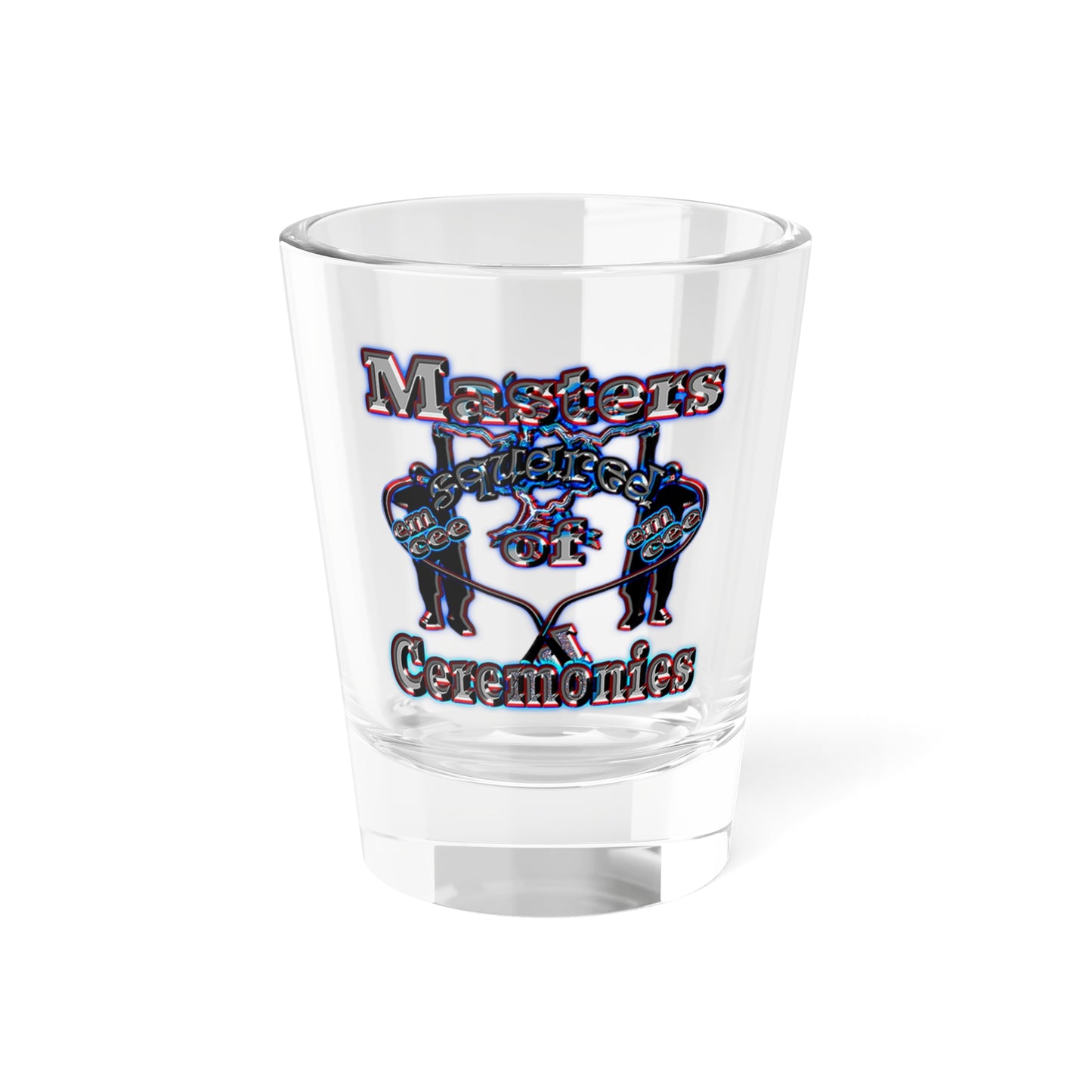 em cee squared - Shot Glass