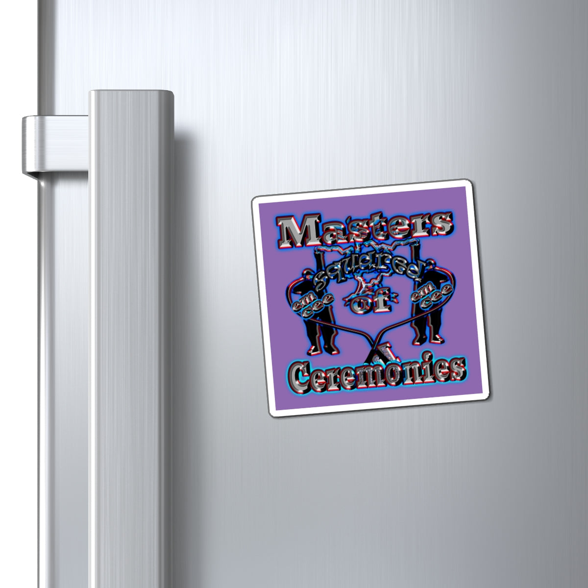 em cee squared - Magnets - (light purple)