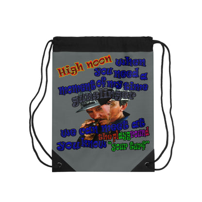 high noon - Drawstring Bag (dark grey)