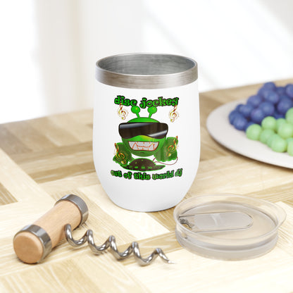 disc jockey - Chill Wine Tumbler