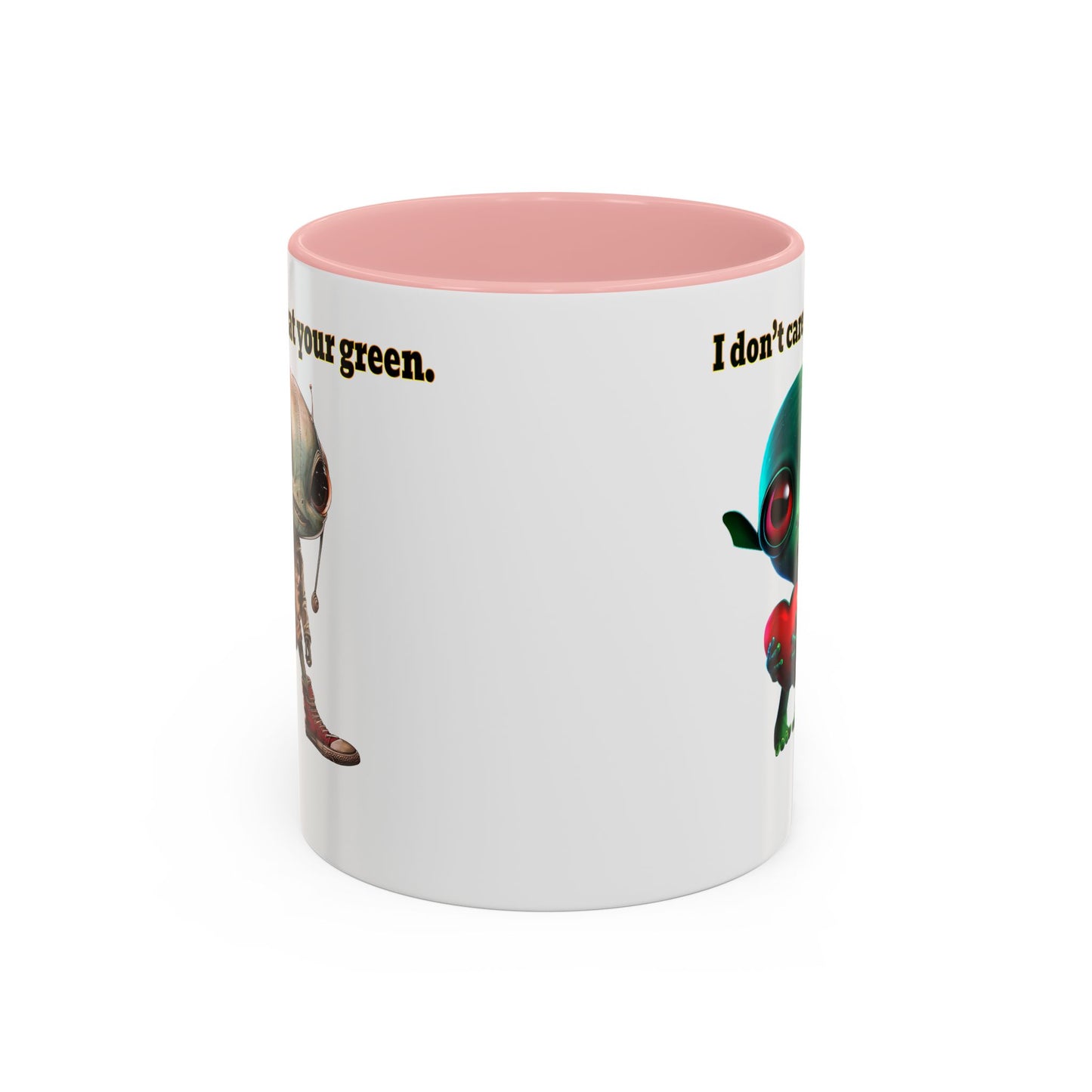 I don't care that your grey - Accent Mug (white)