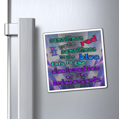 declaration of the independents - Magnets - (grey-pink wave)