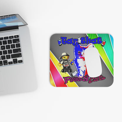 tag that - Mouse Pad (Rectangle) (rainbow split)