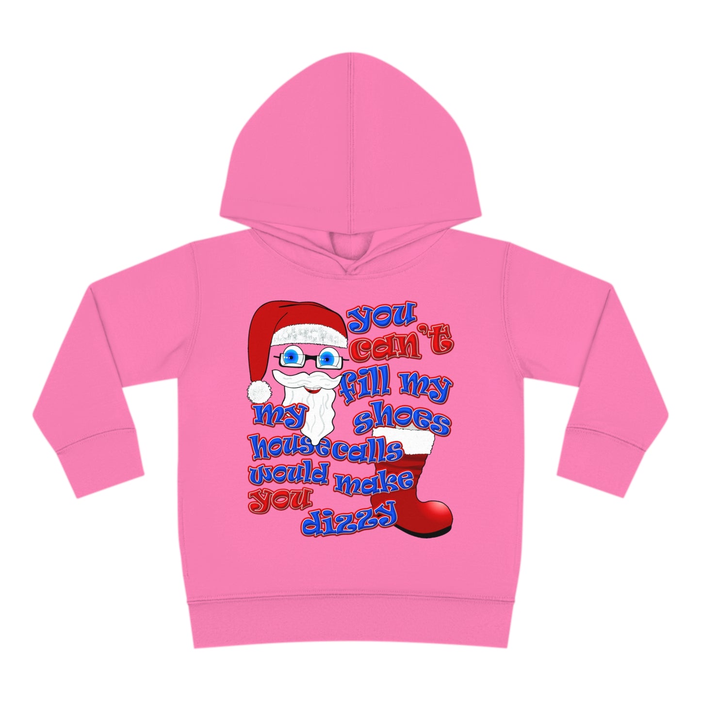 santa's shoes - Toddler Pullover Fleece Hoodie
