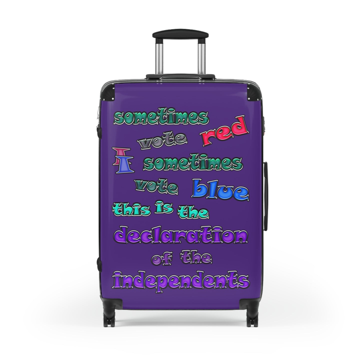 declaration of the independents - Suitcase (purple)