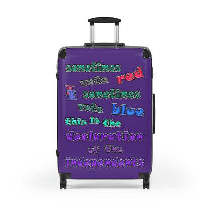 declaration of the independents - Suitcase (purple)