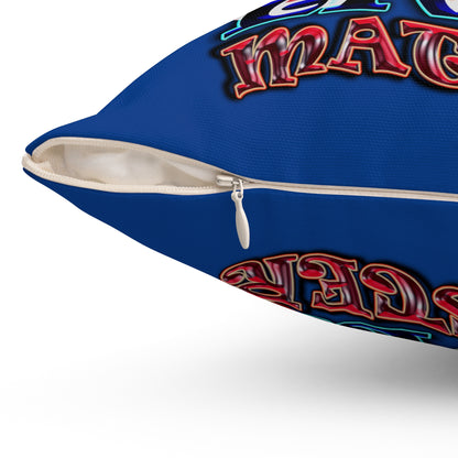 rw&b lives matter - Spun Polyester Square Pillow - (dark blue)