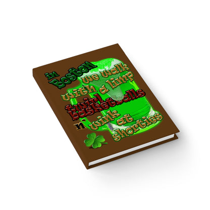 celtics logo - journal-lined (brown)