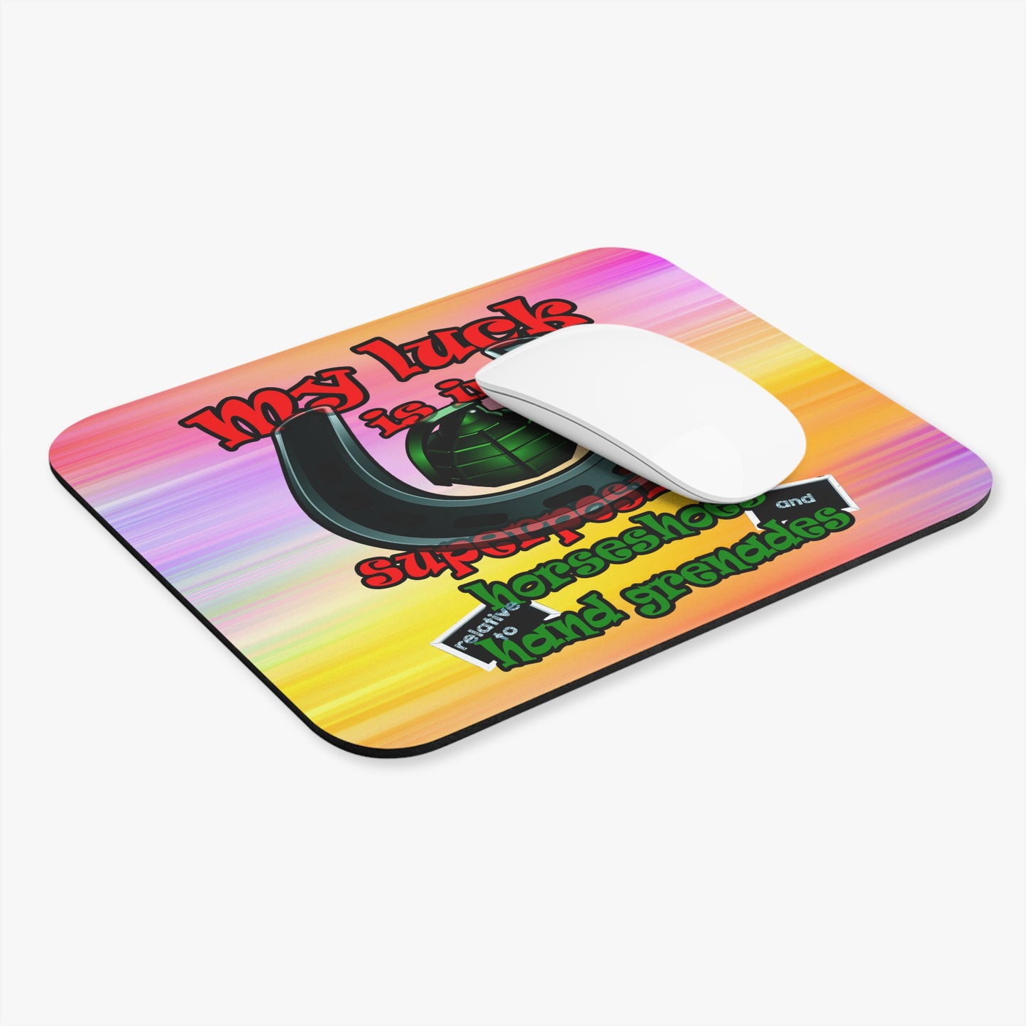 my luck - Mouse Pad (Rectangle) (color blur)