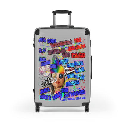 drop the beat - Suitcase (light grey)