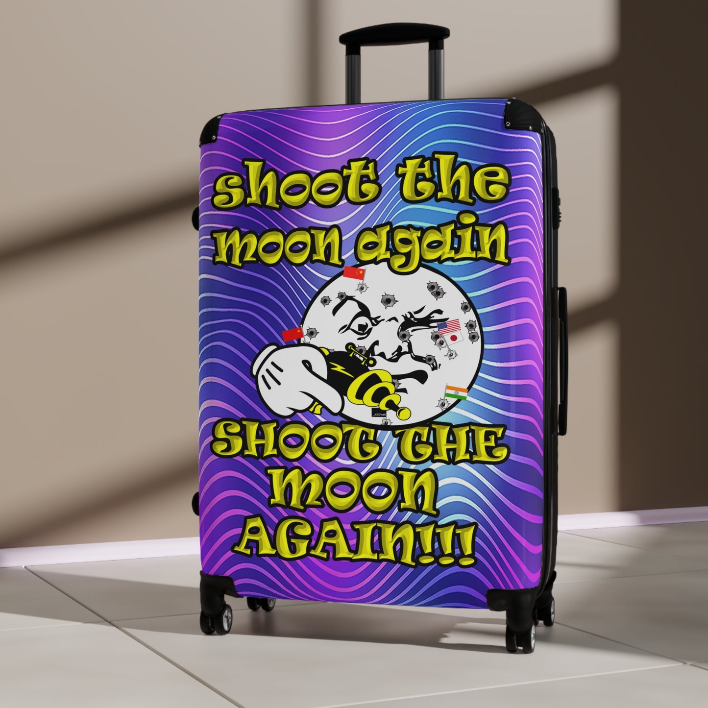 shoot the moon again - Suitcase (purple wave)