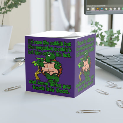 turtle race - note cube (purple)