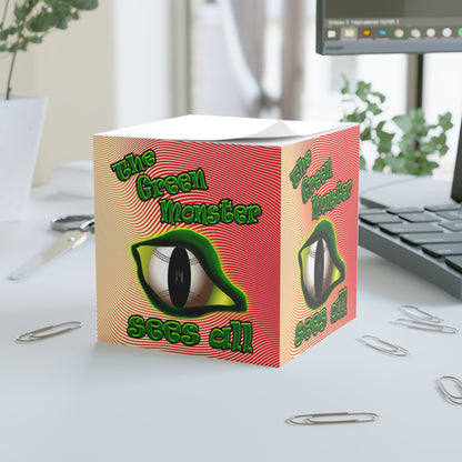 green monster - note cube (yellow-orange wave)