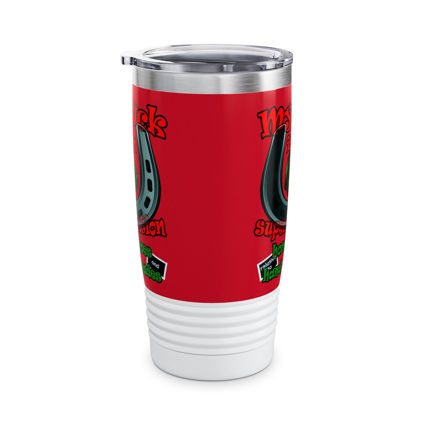 my luck - Ringneck Tumbler, 20oz (dark red)