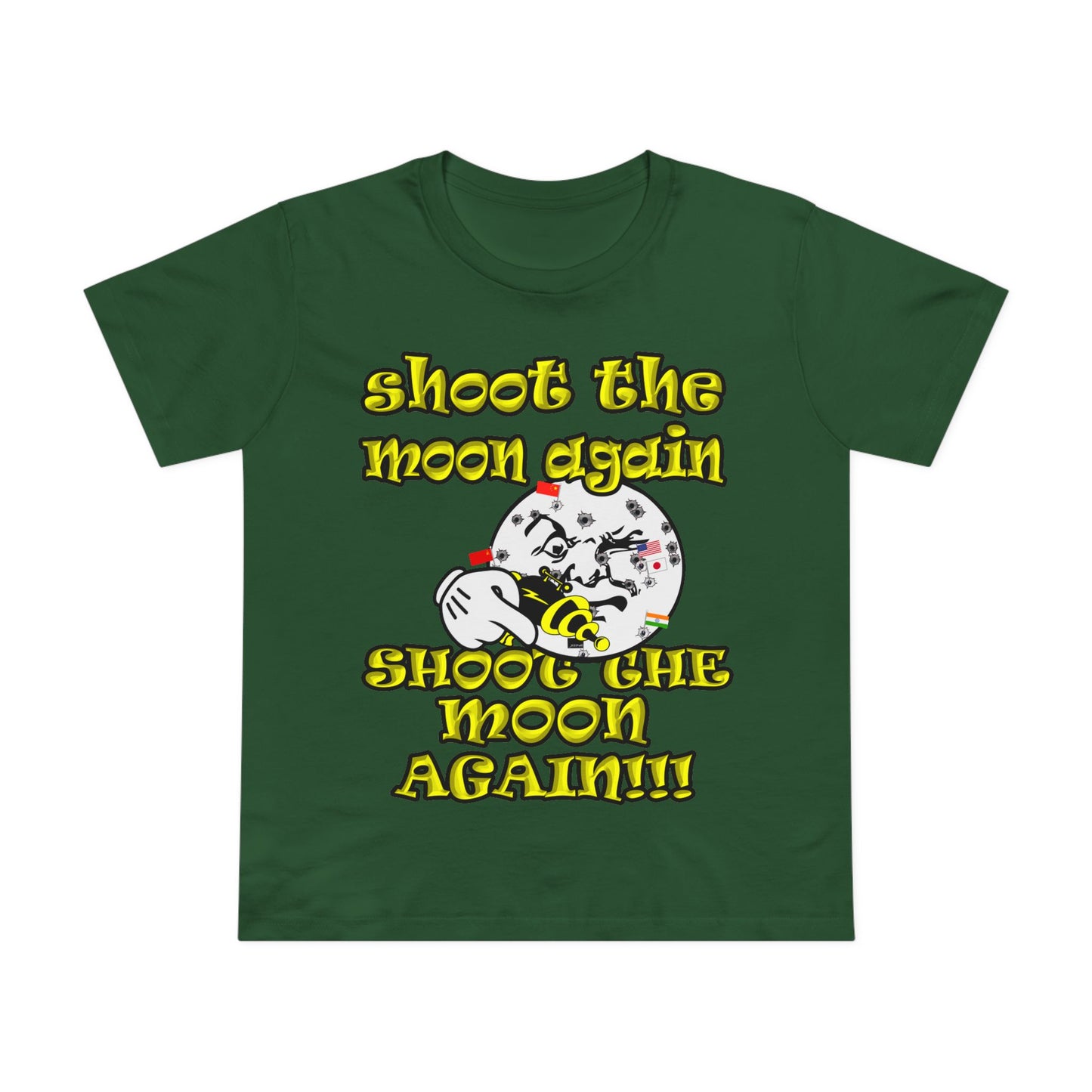 shoot the moon again - Women’s Maple Tee